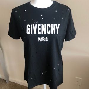 Givenchy distressed t shirt